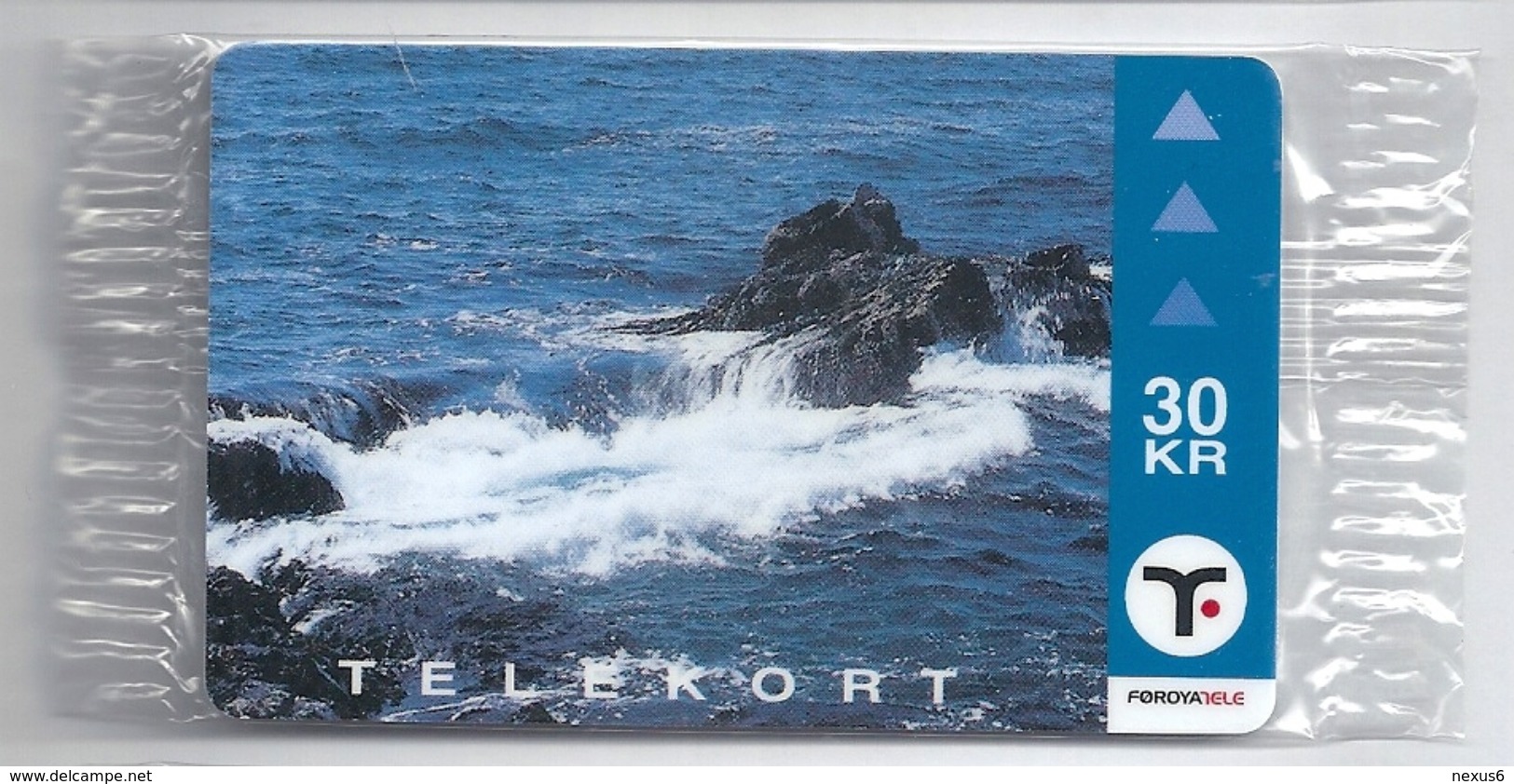 Faroe - Faroese Telecom (Magnetic) - Reef - 30Kr. - 15.000ex, NSB - Faroe Islands