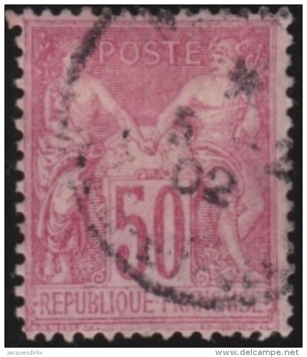 France  .   Yvert   .     104       .        O          .        Oblitéré - 1898-1900 Sage (Type III)
