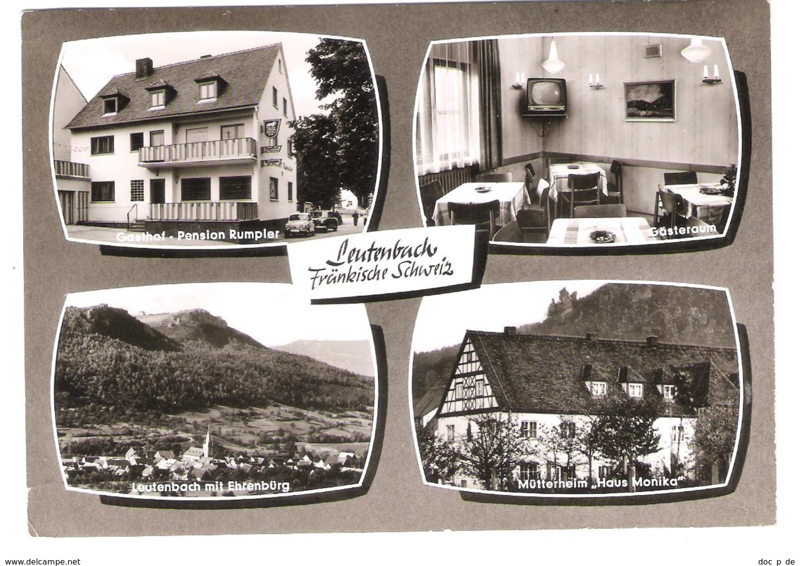 Deutschland - Leutenbach - Fränkische Schweiz - Gasthof - Pension - Alte Ansichten - Forchheim