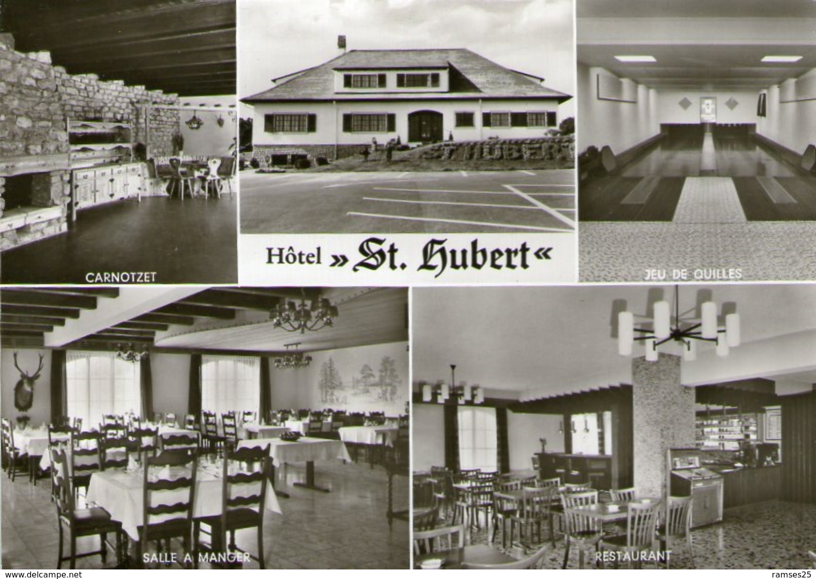 (36)  CPSM Mormont Hotel St Hubert (Ajoie) Freres Gschwind  (Bon Etat) - Andere & Zonder Classificatie