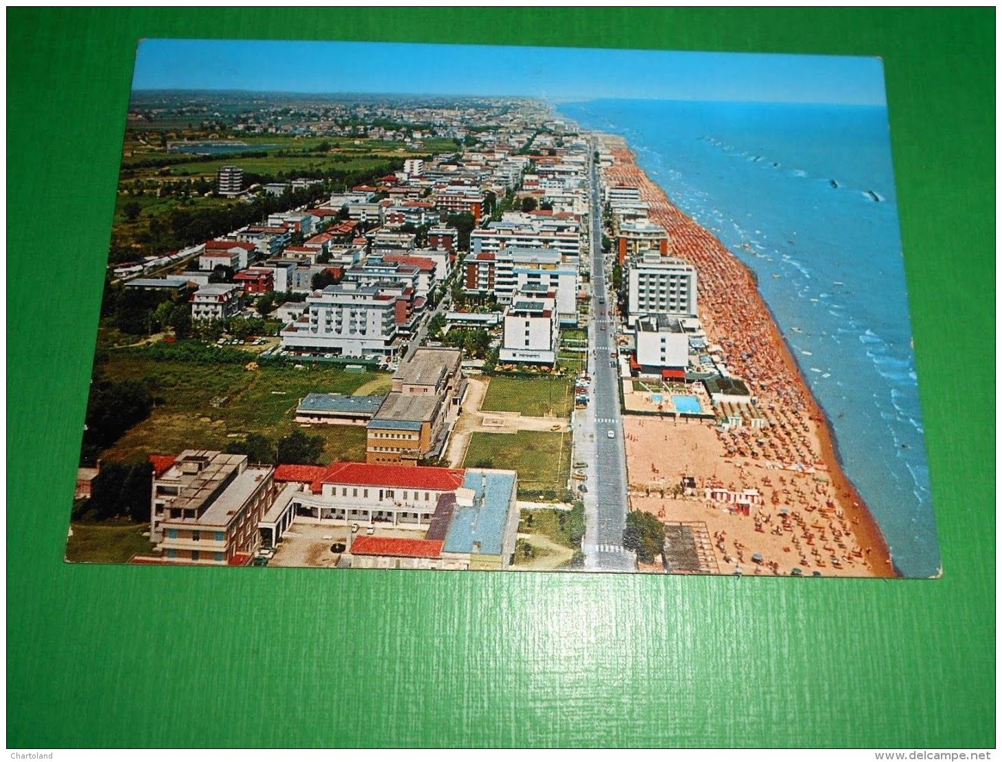 Cartolina Igea Marina - Panorama Aereo 1977 - Rimini