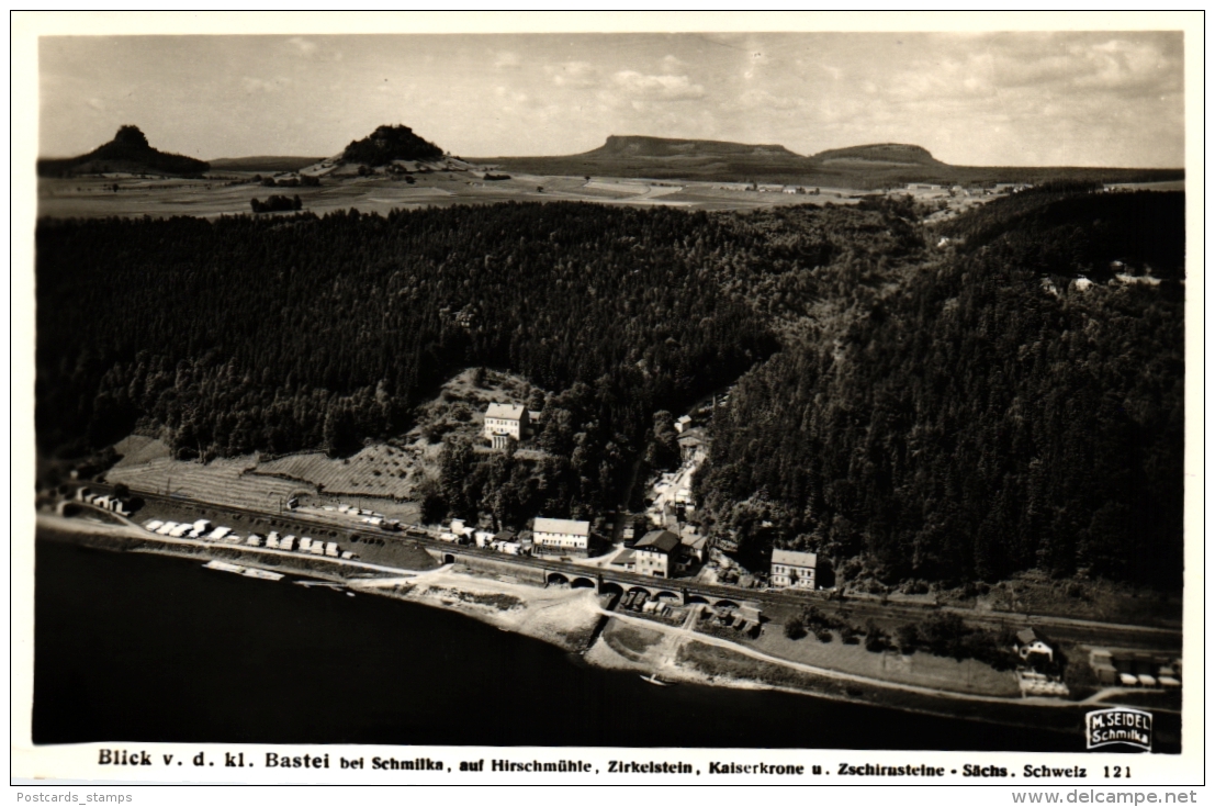 Schmilka, Blick V.d Bastei, Ca. 40er Jahre - Schmilka