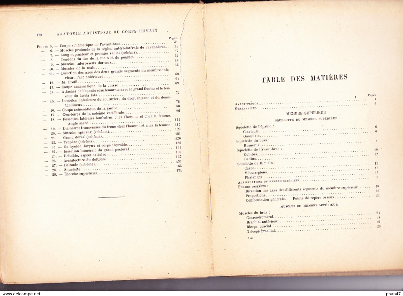 NOUVELLE ANATOMIE ARTISTIQUE; ELEMENTS D'ANATOMIE: L'HOMME Par Docteur Paul RICHER, Librairie Plon 1946 - Art