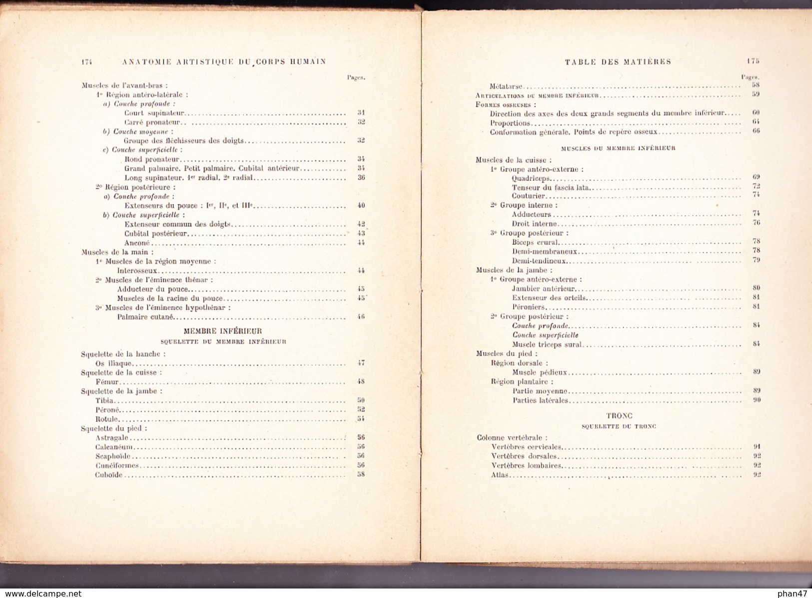 NOUVELLE ANATOMIE ARTISTIQUE; ELEMENTS D'ANATOMIE: L'HOMME par Docteur Paul RICHER, Librairie Plon 1946