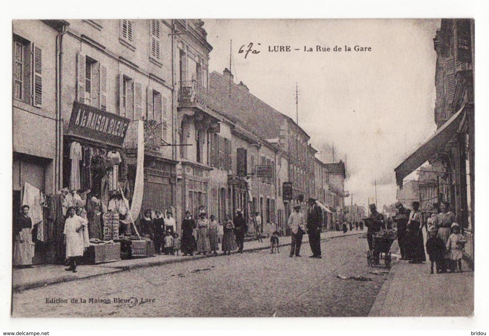 70  LURE   La Rue De La Gare - Lure