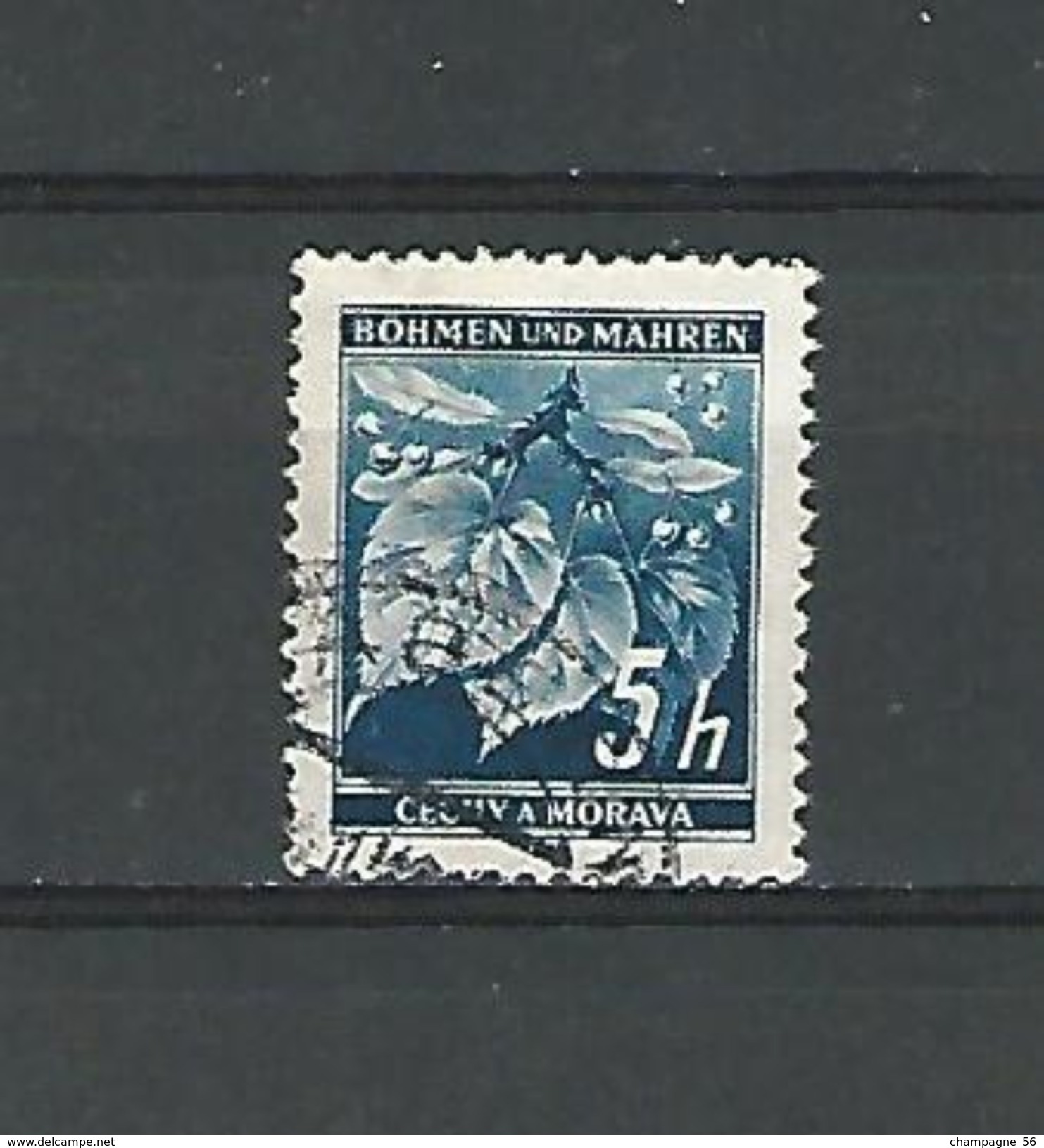 BOHÊME MORAVIE 1939 / 1940 N° 20 BÖHMEN  5 H   OBLITÉRÉ DOS CHARNIÈRE - Used Stamps