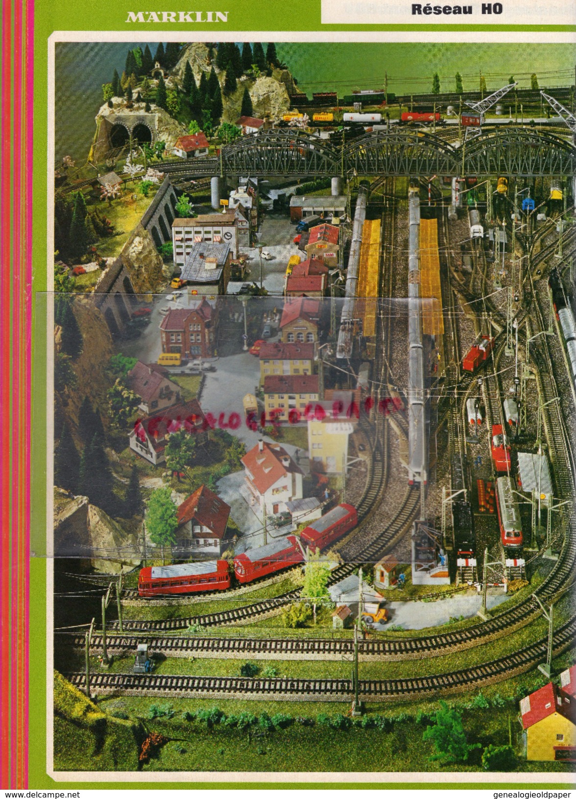 CATALOGUE JOUETS MARKLIN-GARE TRAIN CHEMINS DE FER- 1971- MOHNDRUCK GUTERSLOH-WAGON LOCOMOTIVE-MINEX- - Ferrovie & Tranvie