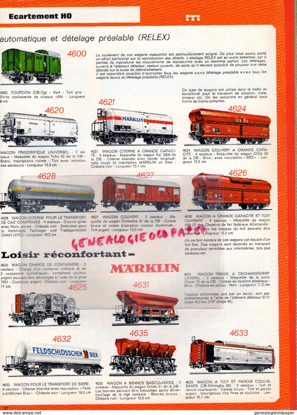 CATALOGUE JOUETS MARKLIN-GARE TRAIN CHEMINS DE FER- 1971- MOHNDRUCK GUTERSLOH-WAGON LOCOMOTIVE-MINEX- - Railway & Tramway