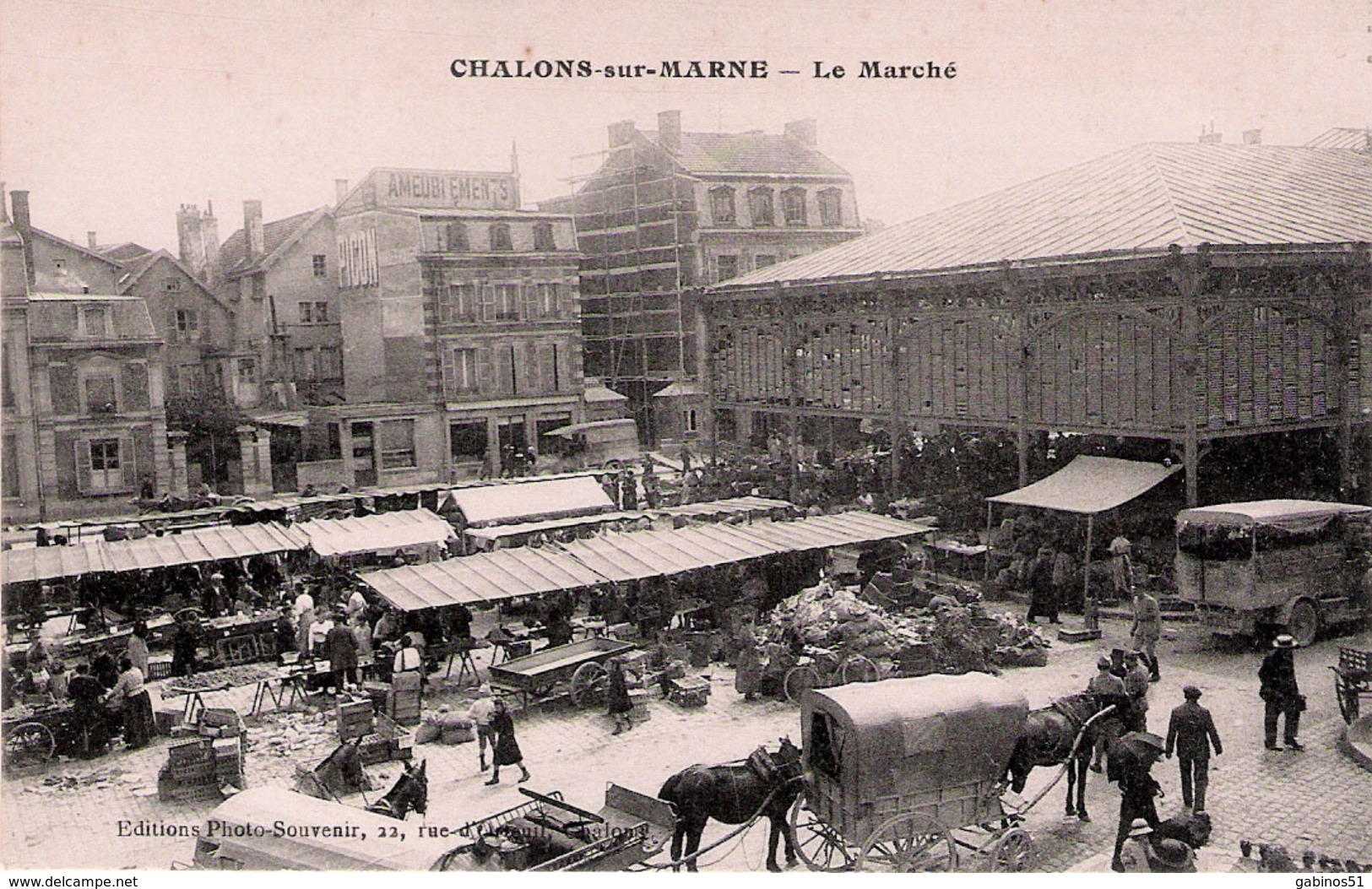 51 Chalons Sur Marne Le Marché - Châlons-sur-Marne