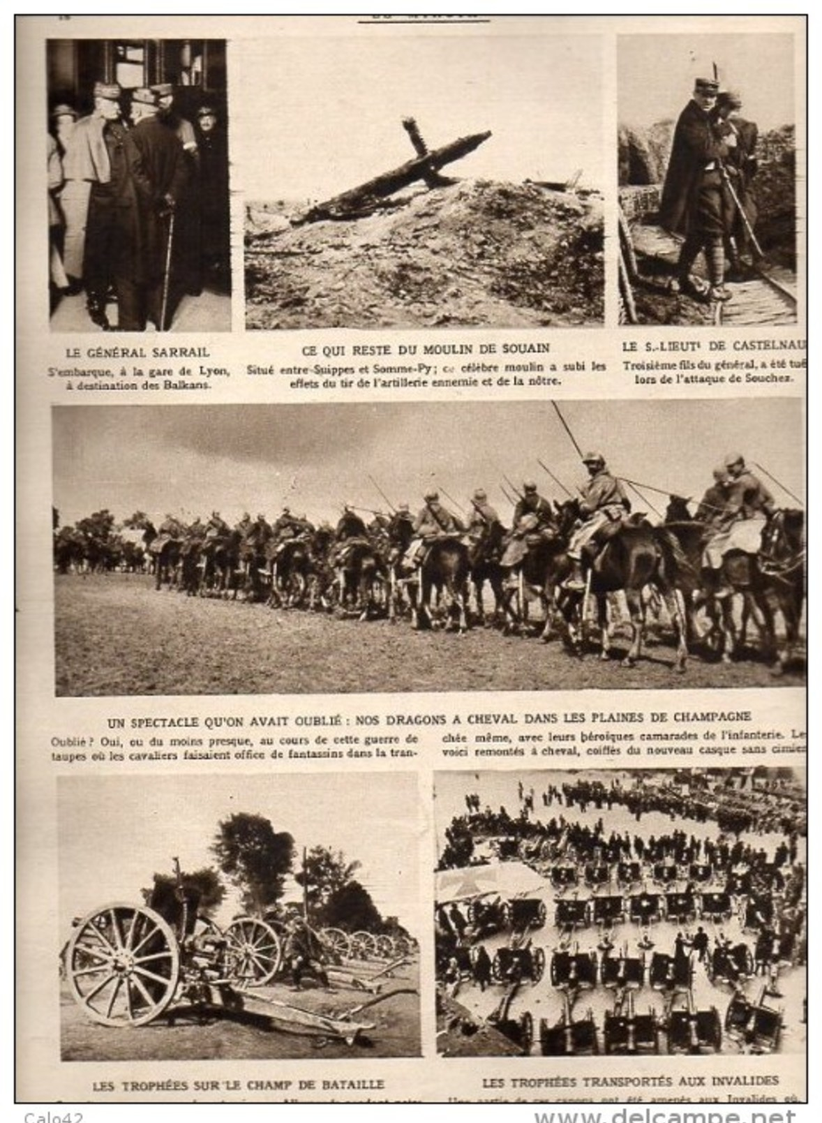 Journal LE MIROIR (1914/1918) N°100 DU  24/10/1915 CERTAINS PRISONNIERS AYANT TIRE SUR NOS SOLDATS TOUS SONT FOUILLES - Autres & Non Classés