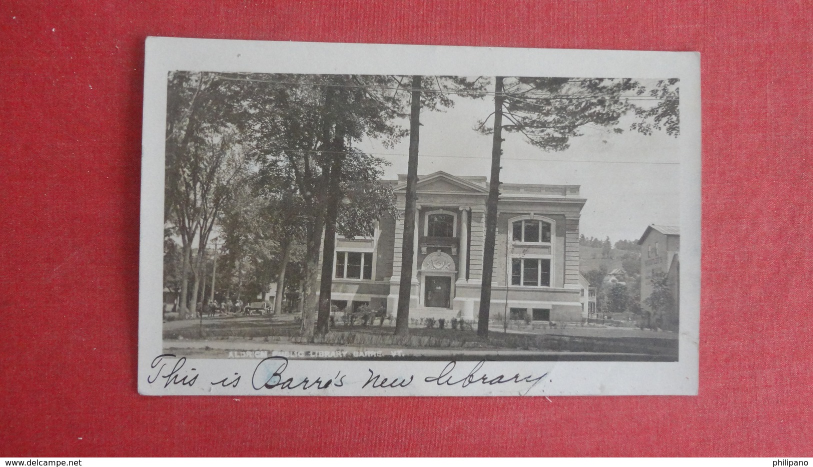 RPPC   Vermont > Barre  Aldrich Public Library    Ref-2605 - Barre