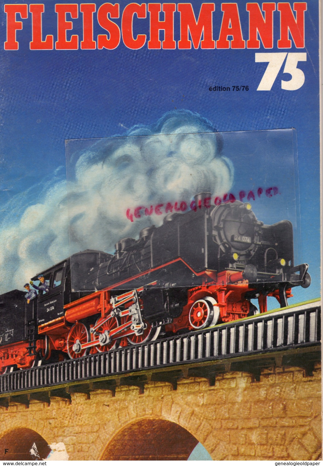 BEAU CATALOGUE FLEISCHMANN 1975- GARE TRAIN CHEMINS DE FER- HO- LOCOMOTIVE- PICCOLO- AUTO RALLYE- JOUETS - Historical Documents