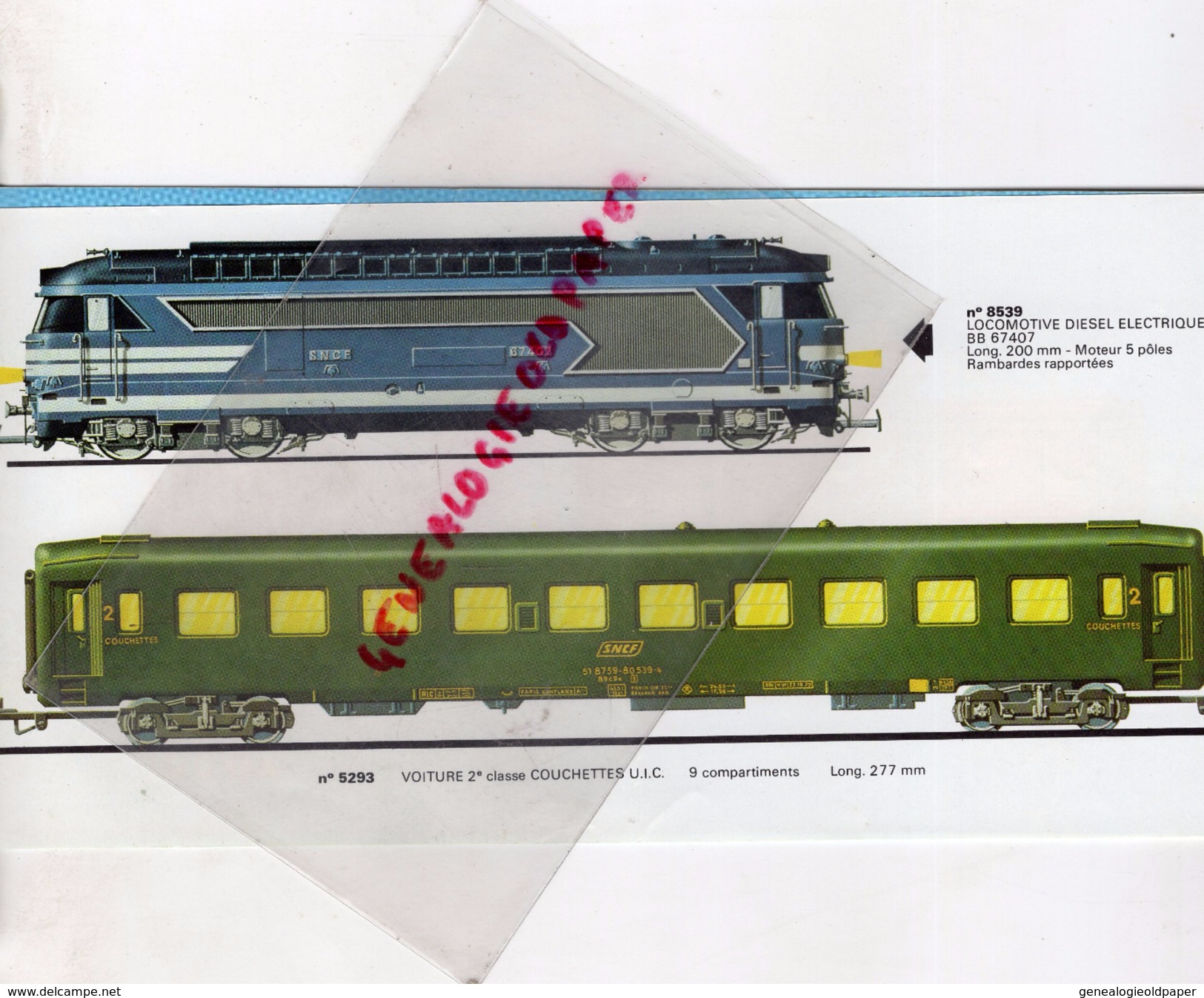 CATALOGUE JOUEF -1975 TRAINS TRAIN - JOUETS- LOCOMOTIVE- - Historical Documents