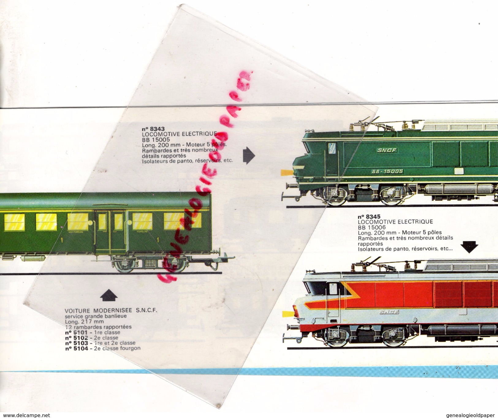 CATALOGUE JOUEF -1975 TRAINS TRAIN - JOUETS- LOCOMOTIVE- - Historical Documents