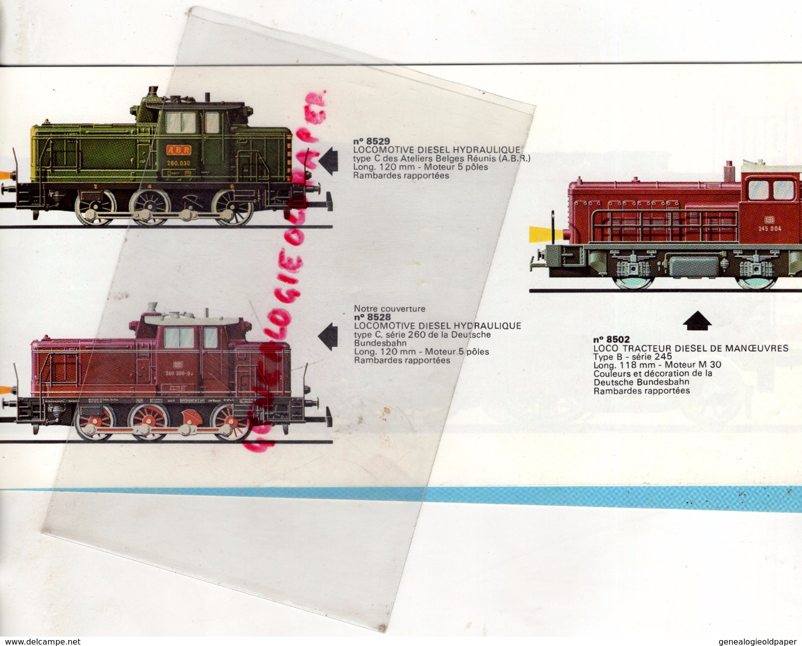 CATALOGUE JOUEF -1975 TRAINS TRAIN - JOUETS- LOCOMOTIVE- - Historical Documents