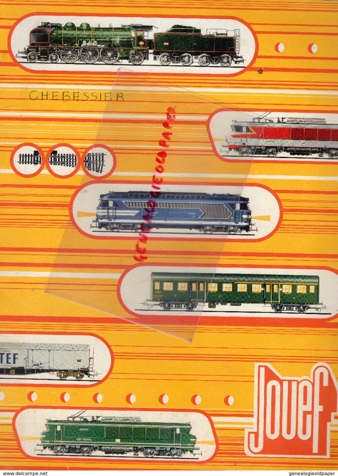 CATALOGUE JOUEF- JOUETS GARE TRAIN- 1974- LOCOMOTIVE-WAGON-VOITURE- - Historical Documents