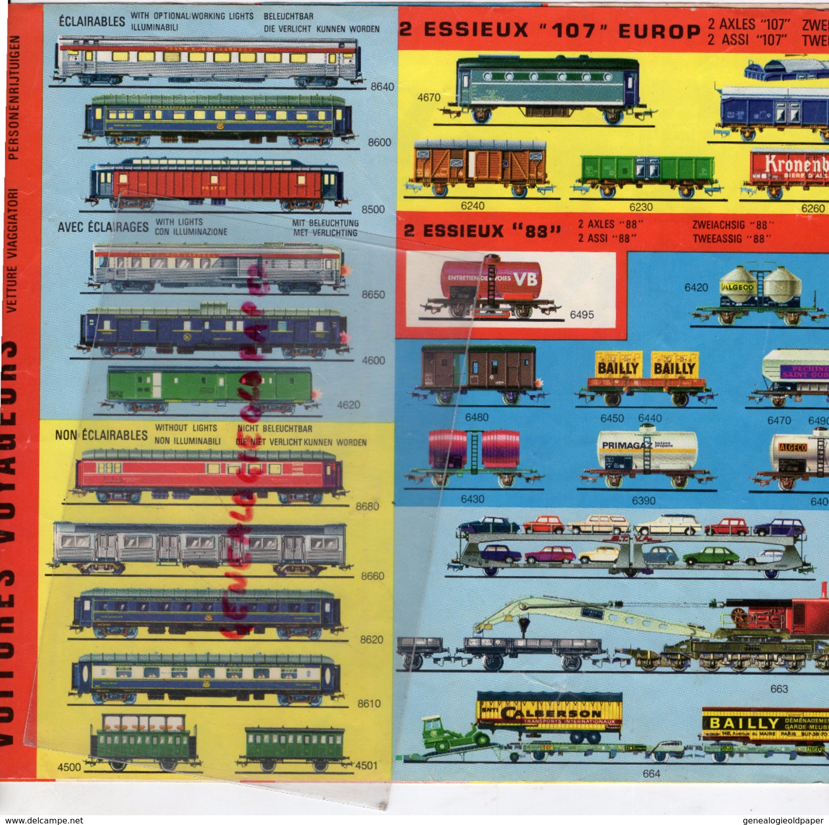 CATALOGUE JOUETS- JOUET- JOUEF HO- TRAINS LOCOMOTIVE- GARE- CHEMINS DE FER - Historical Documents