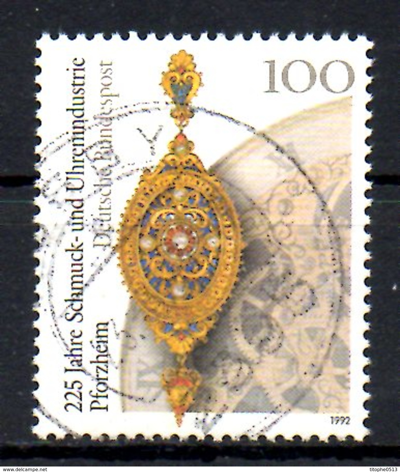 ALLEMAGNE. N°1459 De 1992 Oblitéré. Montre. - Uhrmacherei