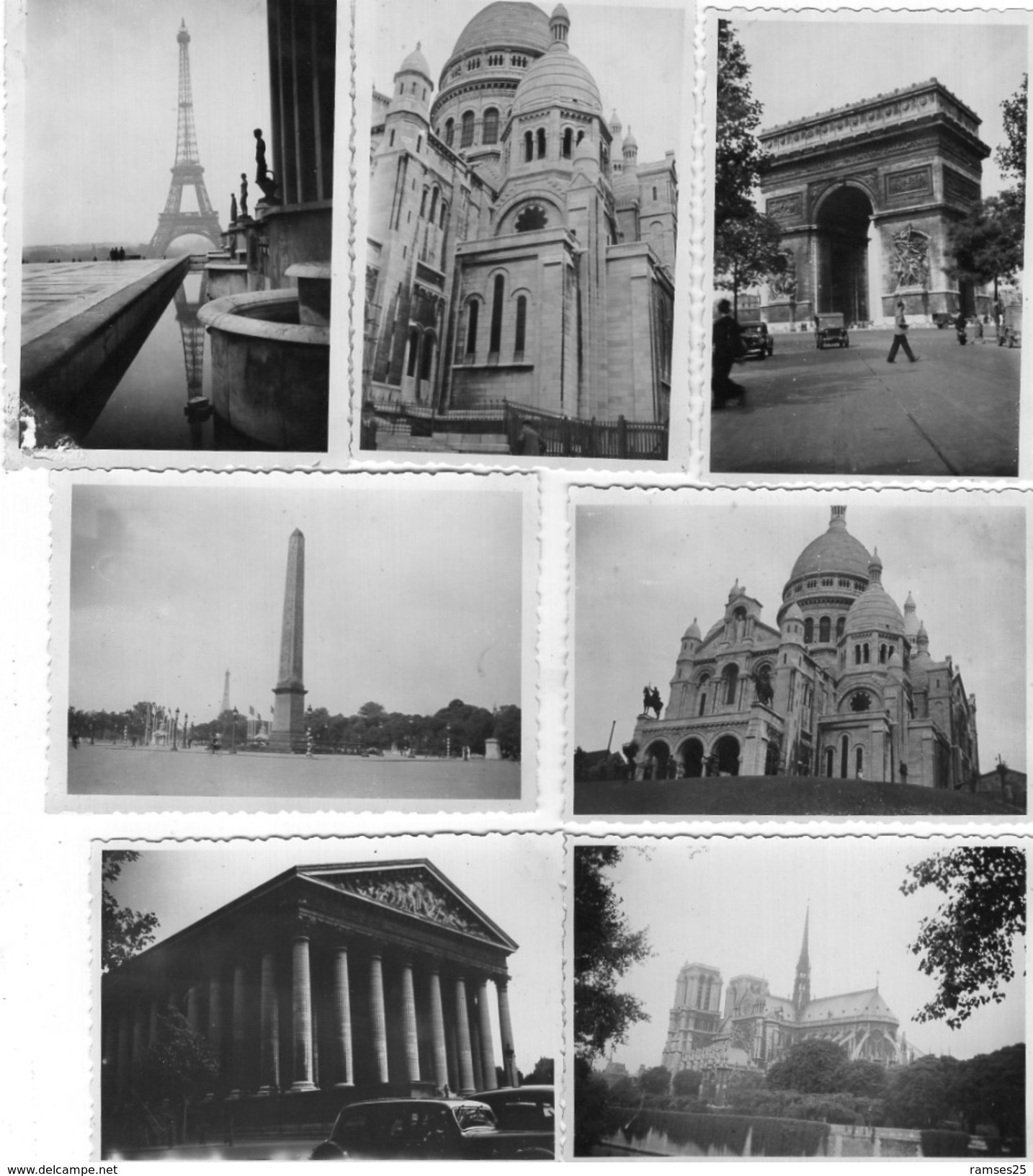 12 Petites Photos Originale Paris Mai 1945  9cmX6cm (Bon Etat) - Autres & Non Classés