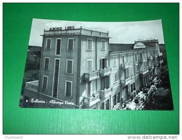 Cartolina Bellaria - Albergo Loris 1959 - Rimini