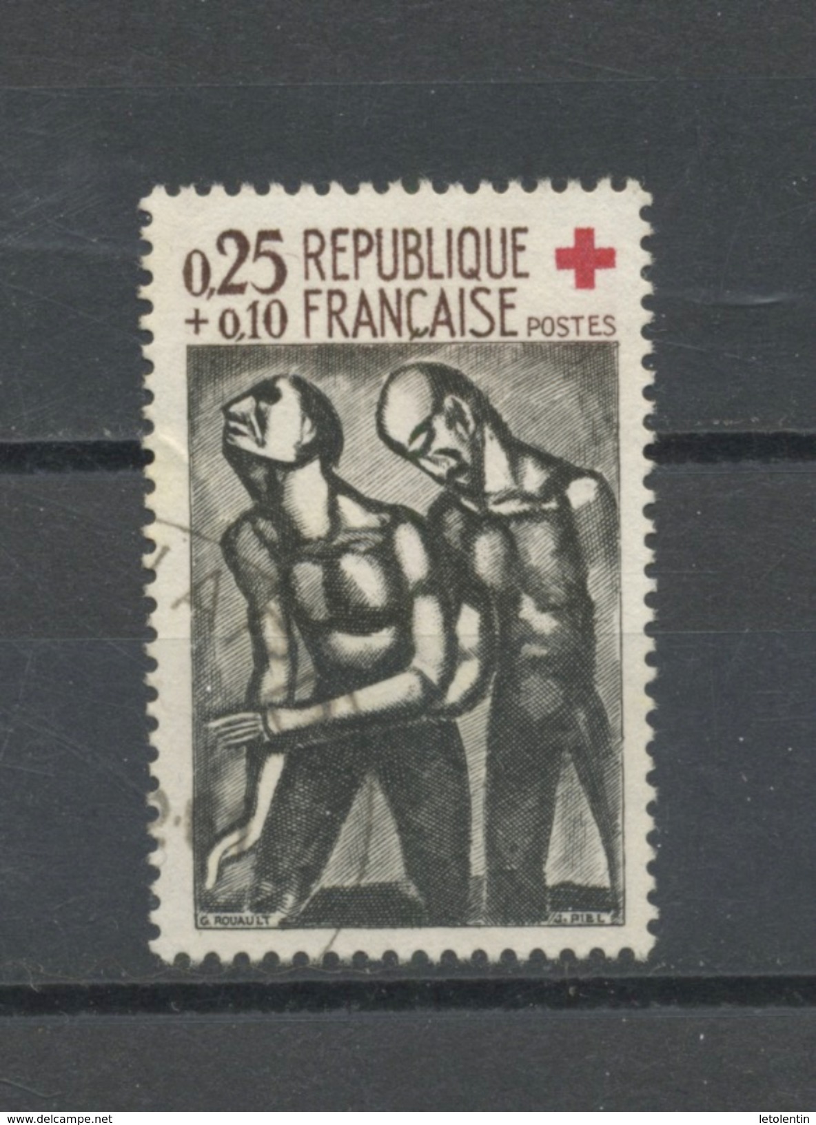 FRANCE -  CROIX ROUGE - N° Yvert 1324  OBLI. - Oblitérés