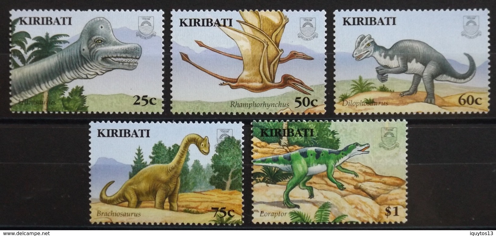 KIRIBATI - 5 TIMBRES NEUFS** - 2006 - FAUNE PREHISTORIQUE - En Parfait Etat - Kiribati (1979-...)