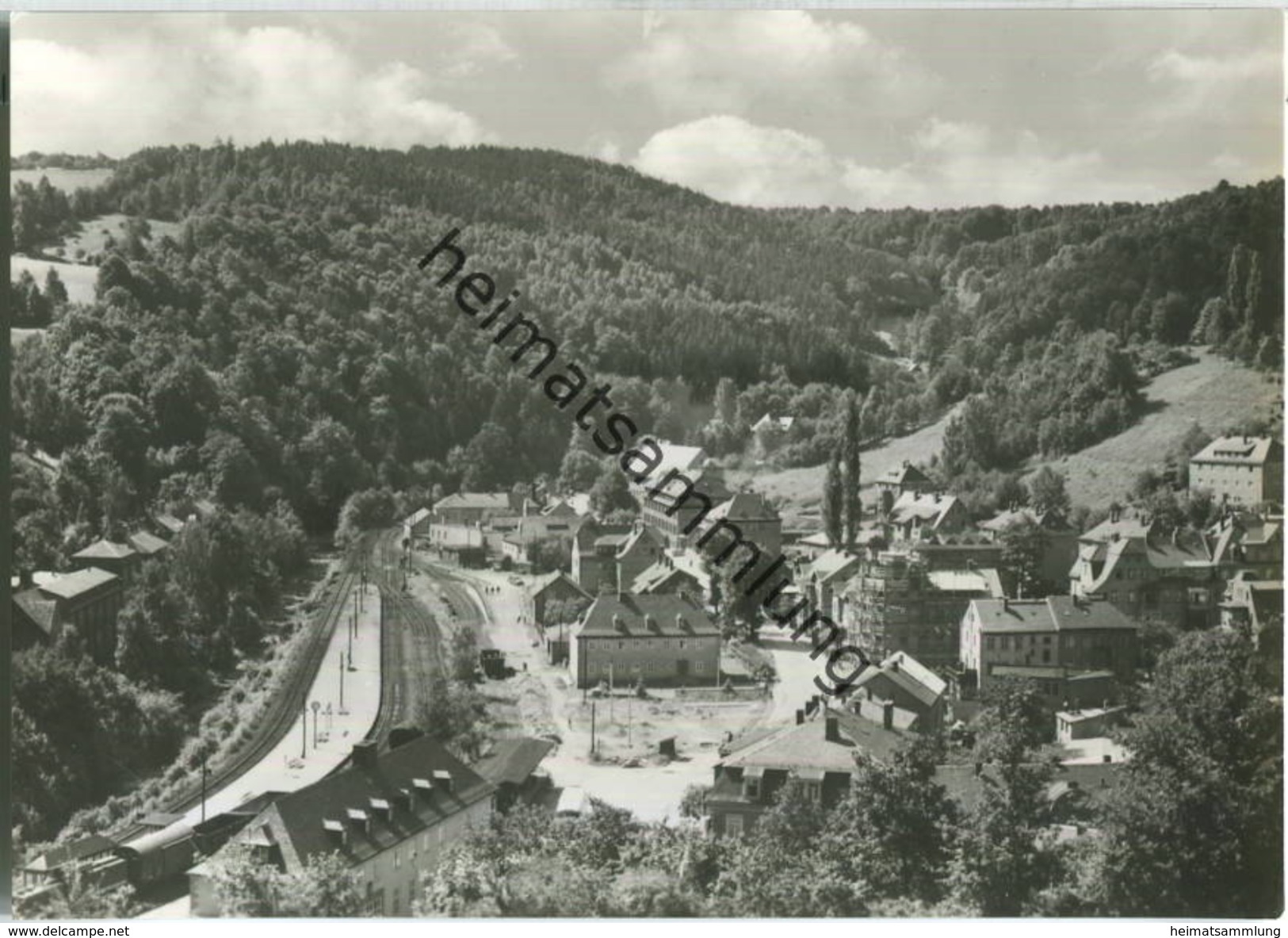 Glashütte - Bahnhof - Foto-Ansichtskarte - Glashütte