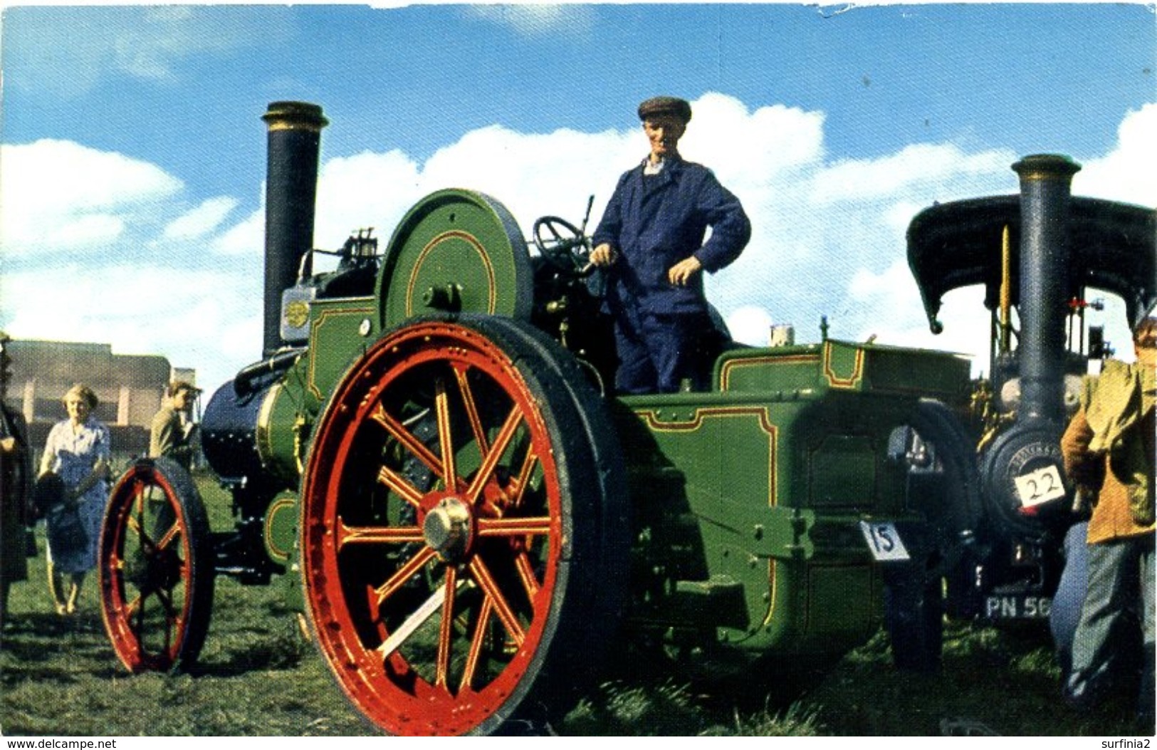 TRACTION ENGINE - SALMON 6-05-55-34 AVELING AND PORTER "FLOWER" 1918  Te24 - Other & Unclassified