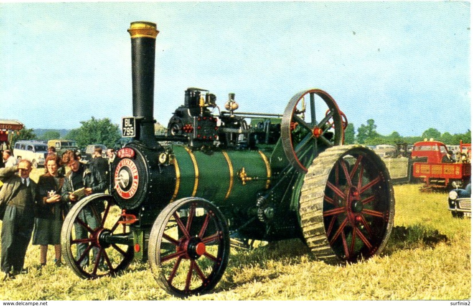 TRACTION ENGINE - SALMON 6-05-55-31 WALLIS AND STEVENS ENGINE "EILEEN" 1919  Te26 - Other & Unclassified