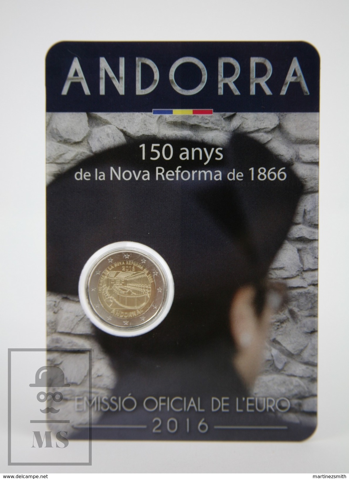 Andorra 2 Euro Coin 2016 -  Numbered Coincard / Blister - 150th Anniv. Of The New Reform 1866 - Andorre