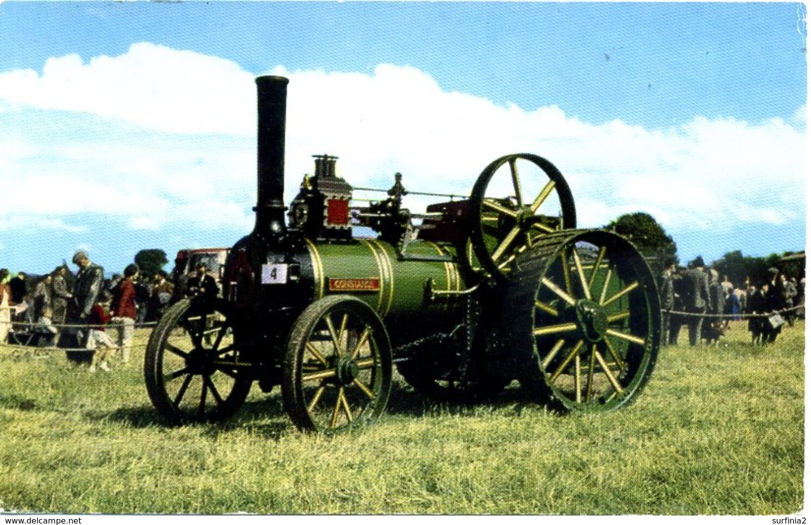 TRACTION ENGINE - SALMON 4642 WANTAGE TRACTION ENGINE 1898  Te28 - Other & Unclassified