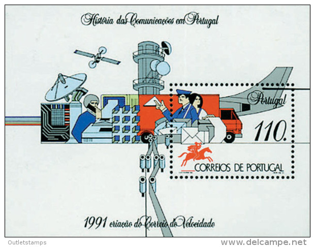 Ref. 87774 * NEW *  - PORTUGAL . 1991. THE HISTORY OF COMMUNICATIONS IN PORTUGAL. HISTORIA DE LAS COMUNICACIONES EN PORT - Unused Stamps