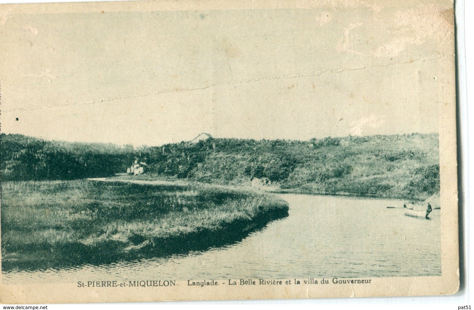 Saint Pierre Et Miquelon : Langlade - La Belle Rivière Et La Villa Du Gouverneur - Saint-Pierre-et-Miquelon