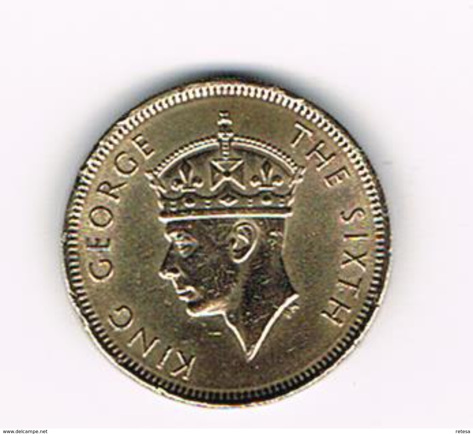 )  HONG KONG  10  CENTS 1950 - Hong Kong