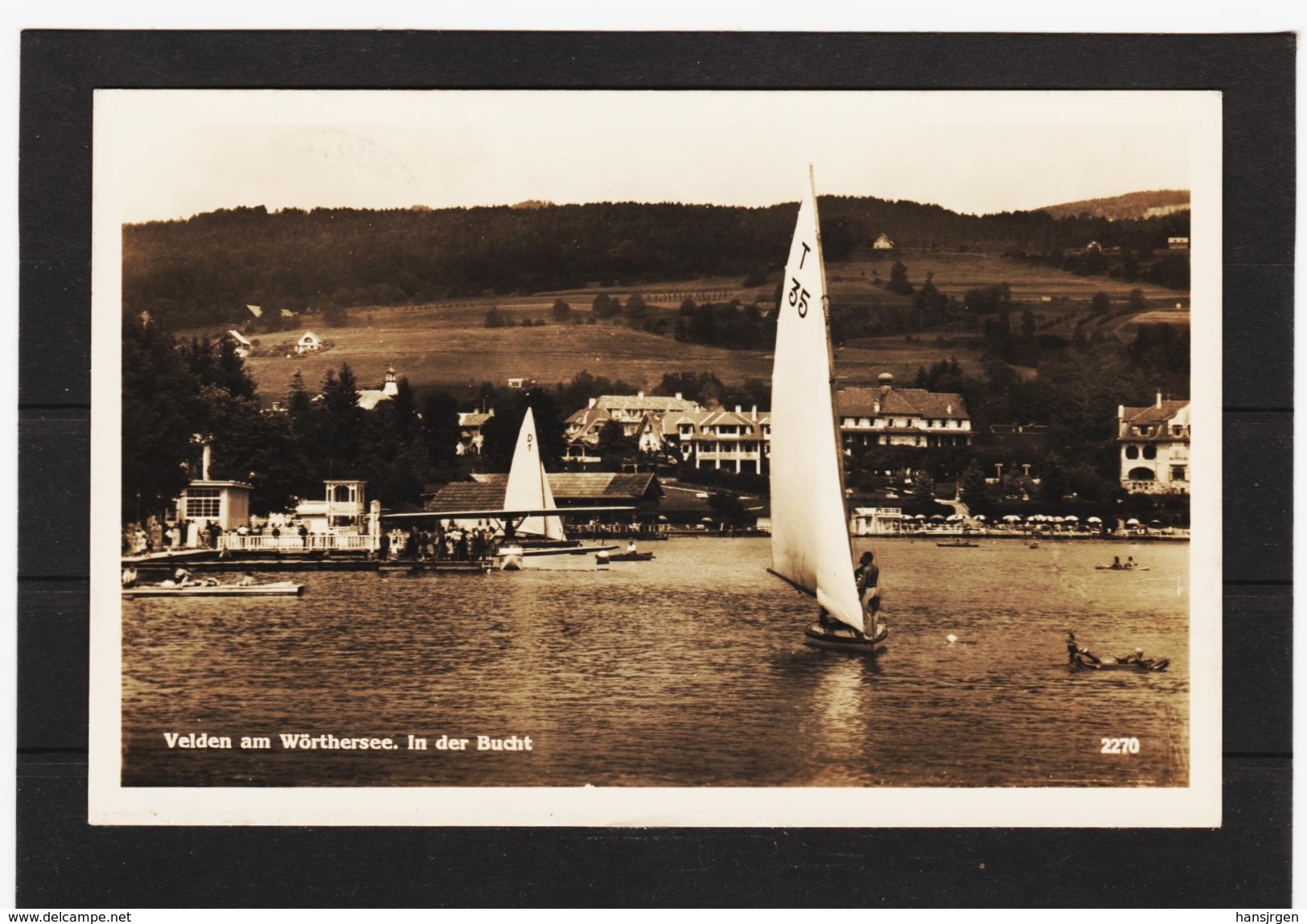 ZAK616  POSTKARTE JAHR 1943 VELDEN Am WÖRTHERSEE In Der BUCHT GEBRAUCHT Siehe ABBILDUNG - Velden