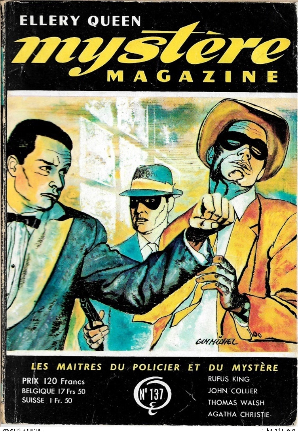 Mystère Magazine 137, Juin 1959 (BE+) - Opta - Ellery Queen Magazine