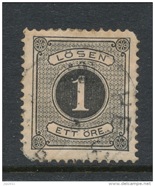 Sweden 1877-1882, Facit # L11. Postage Due Stamps. Perforation 13. USED - Impuestos
