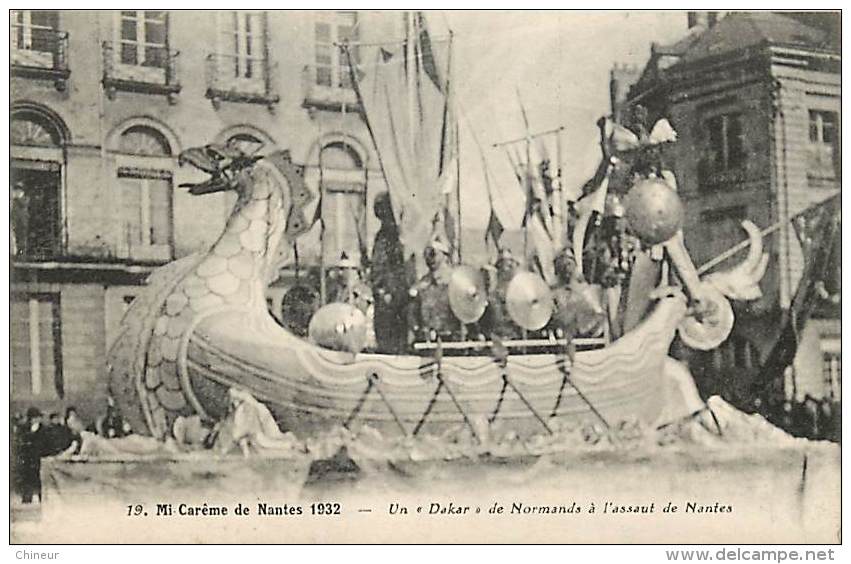 MI CAREME DE NANTES 1932 UN DAKAR DE NORMANDS A L'ASSAUT DE NANTES - Nantes