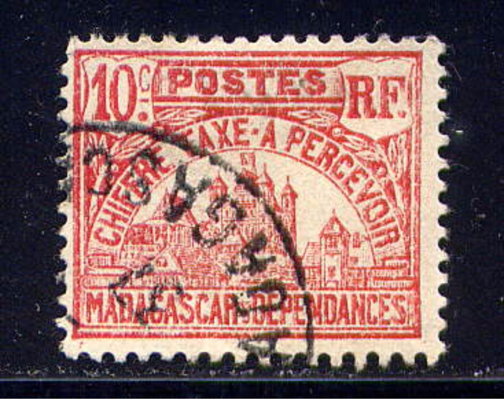 MADAGASCAR - N° T11° - PALAIS ROYAL DE TANANARIVE - Timbres-taxe
