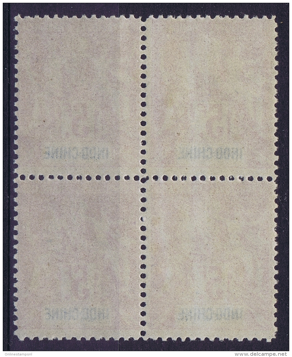 Indochine Yv 16 In 4 Block Neuf/MNH/**  Fournier Forgery ? - Ongebruikt