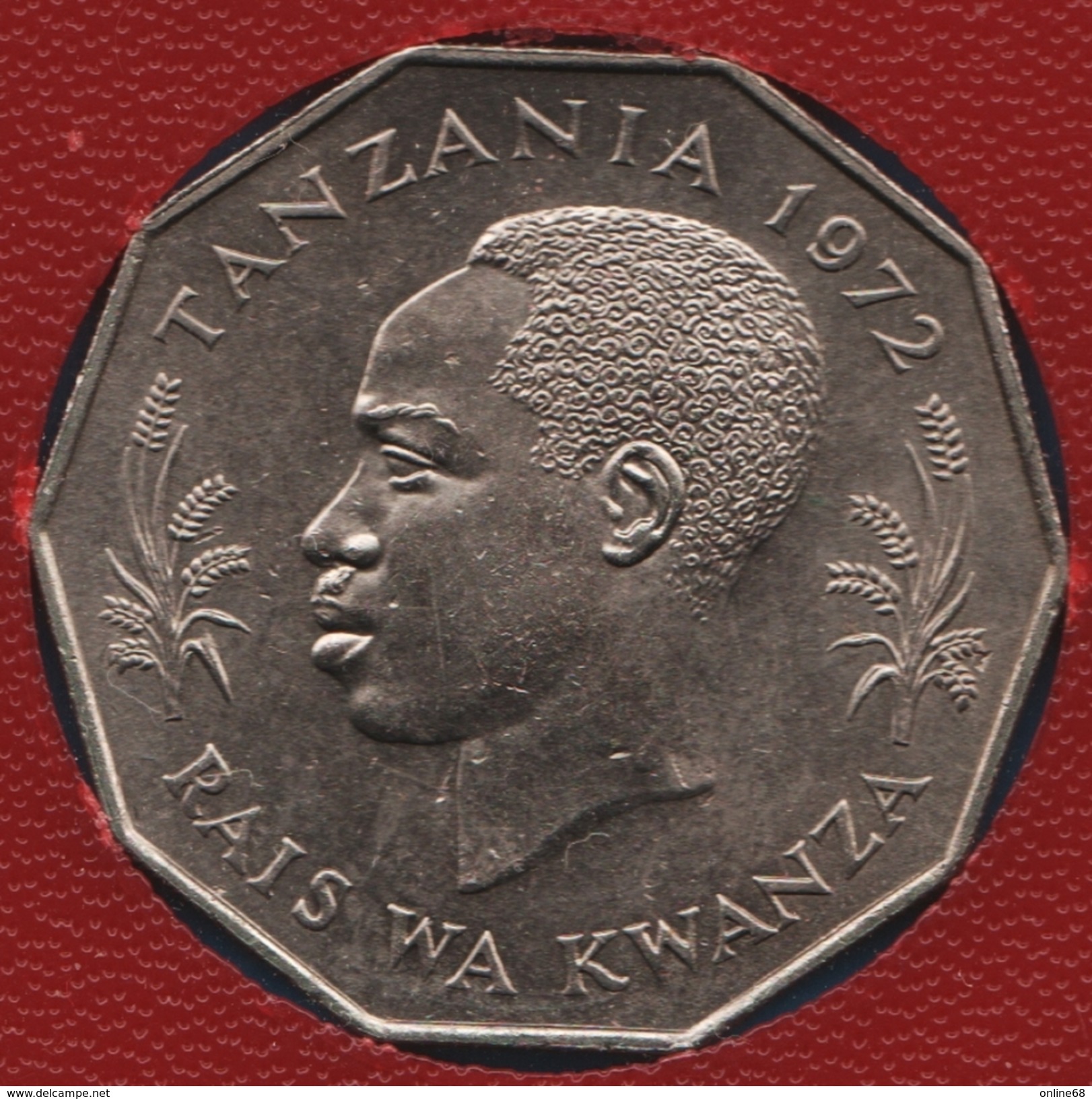 TANZANIA 5 SHILINGI  1972 FAO 10 ème Anniversaire Banque De Tanzanie KM# 6 - Tanzanie