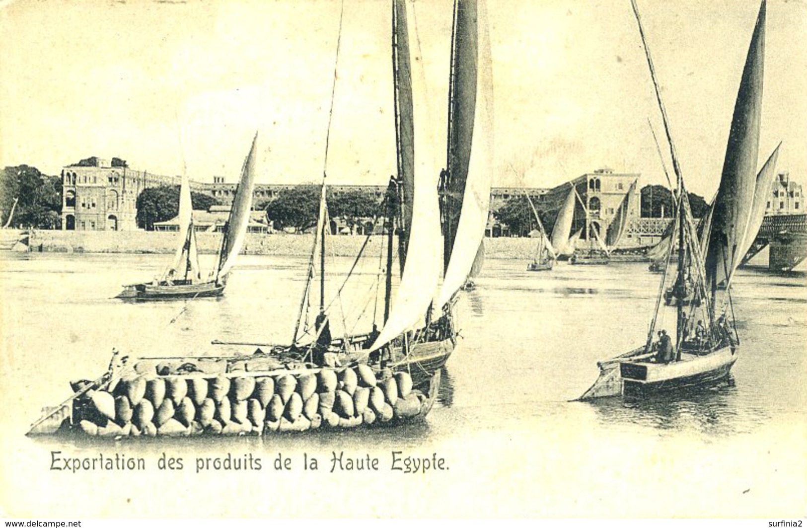 EGYPT - EXPORTATION DES PRODUITS DE LA HAUTE EGYPTE - Other & Unclassified