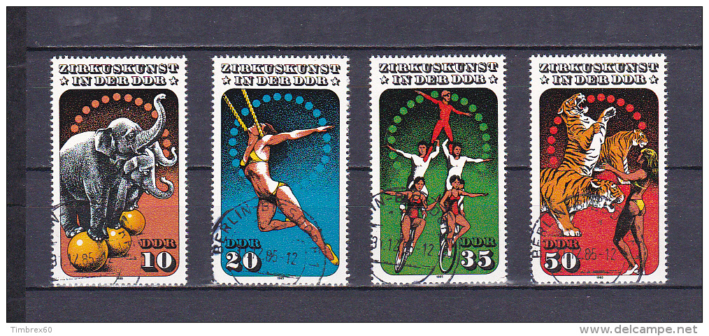 DDR - 1985 - MI : 2983/2986 - OBLITERE - Gebraucht