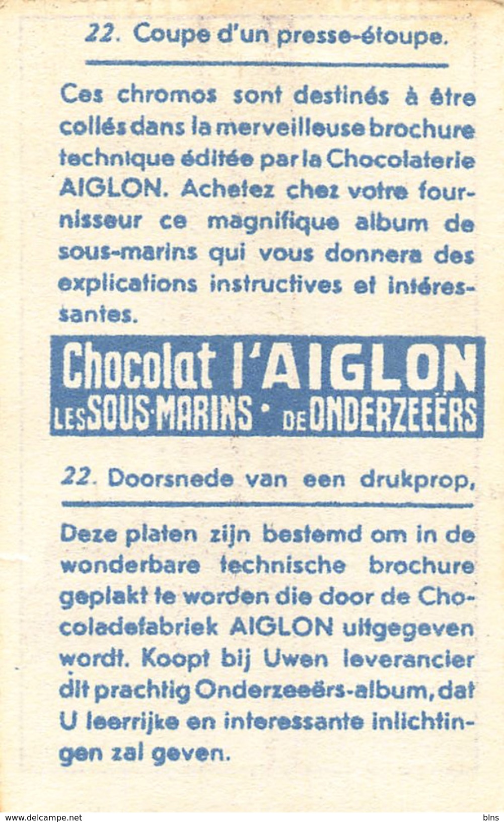 Lot 31 chromos Aiglon Sous-Marins