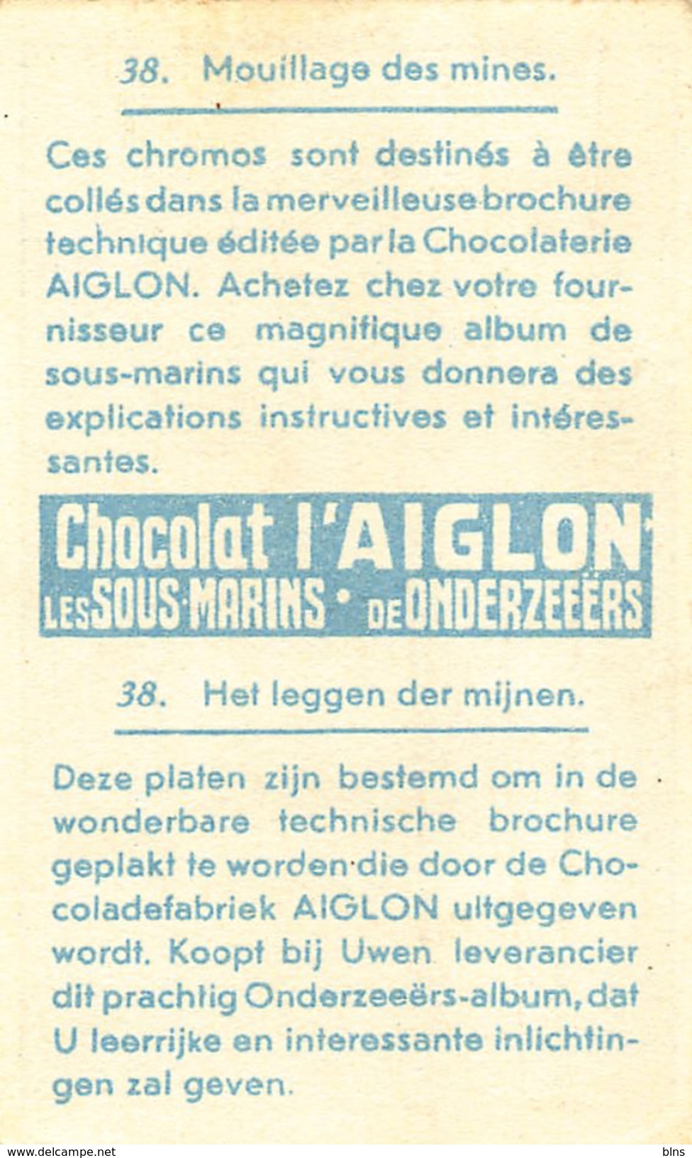 Lot 31 chromos Aiglon Sous-Marins