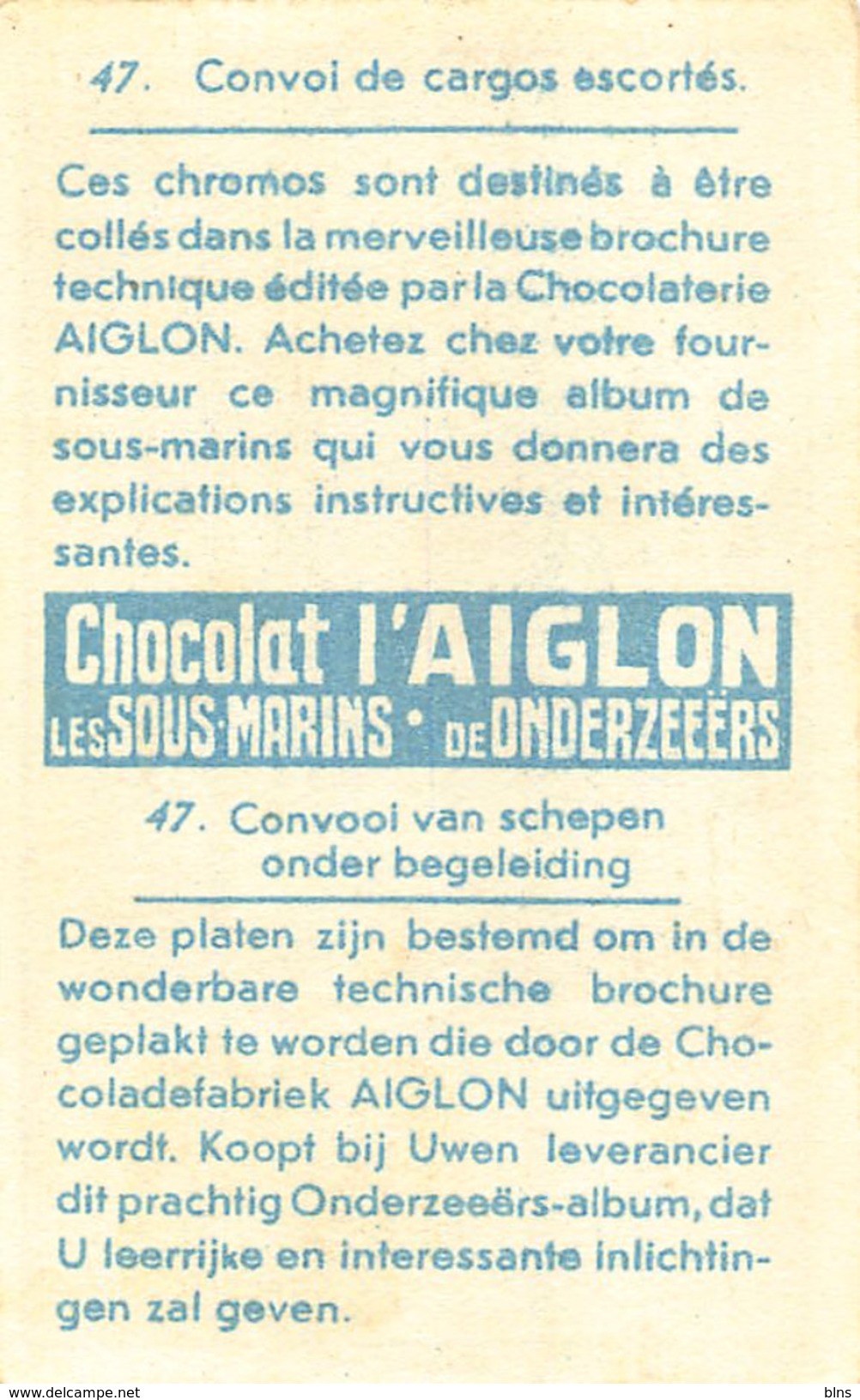 Lot 31 chromos Aiglon Sous-Marins