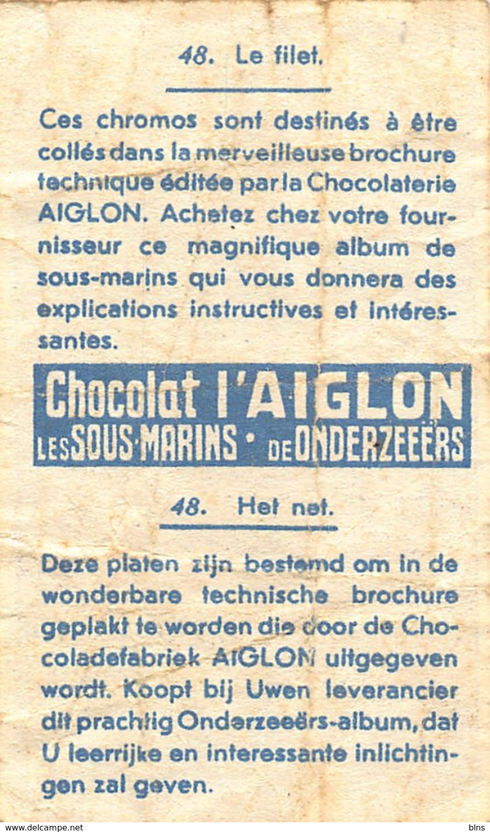 Lot 31 chromos Aiglon Sous-Marins