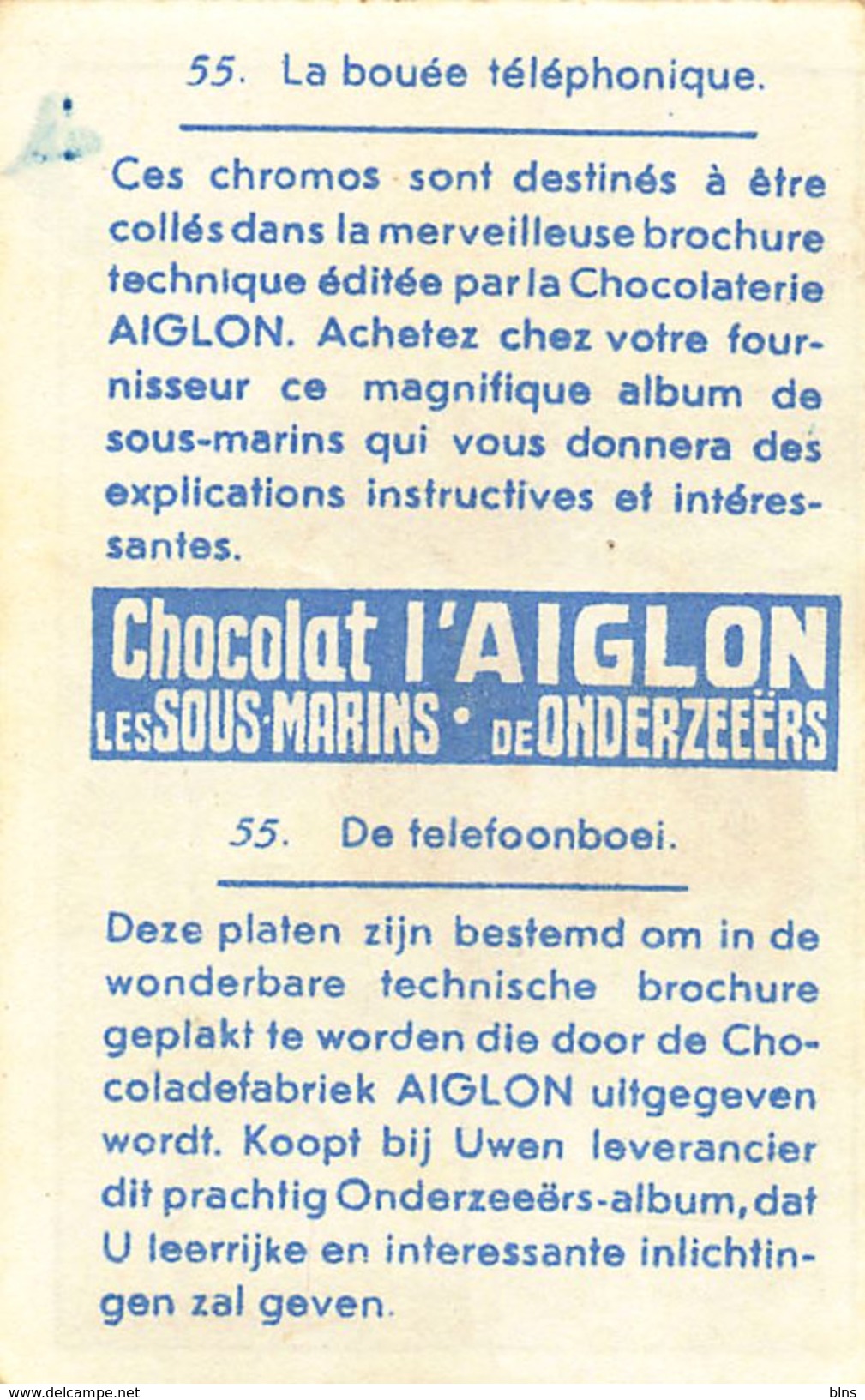 Lot 31 chromos Aiglon Sous-Marins