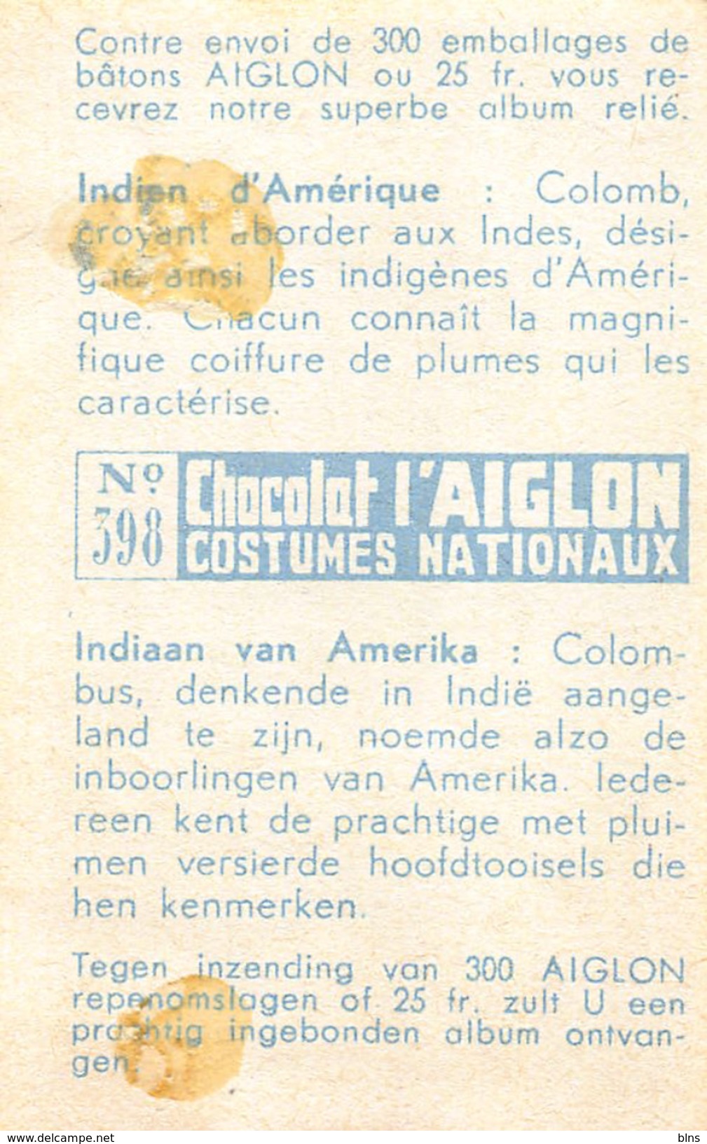 Lot 26 chromos Aiglon Costumes Nationaux