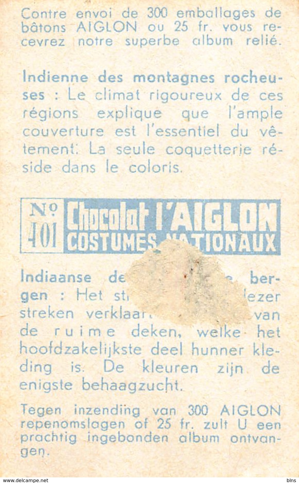 Lot 26 chromos Aiglon Costumes Nationaux